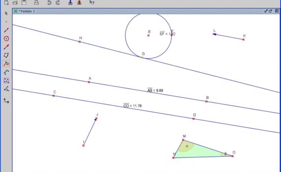 Lecture d'un angle avec un rapporteur d'angle – GeoGebra